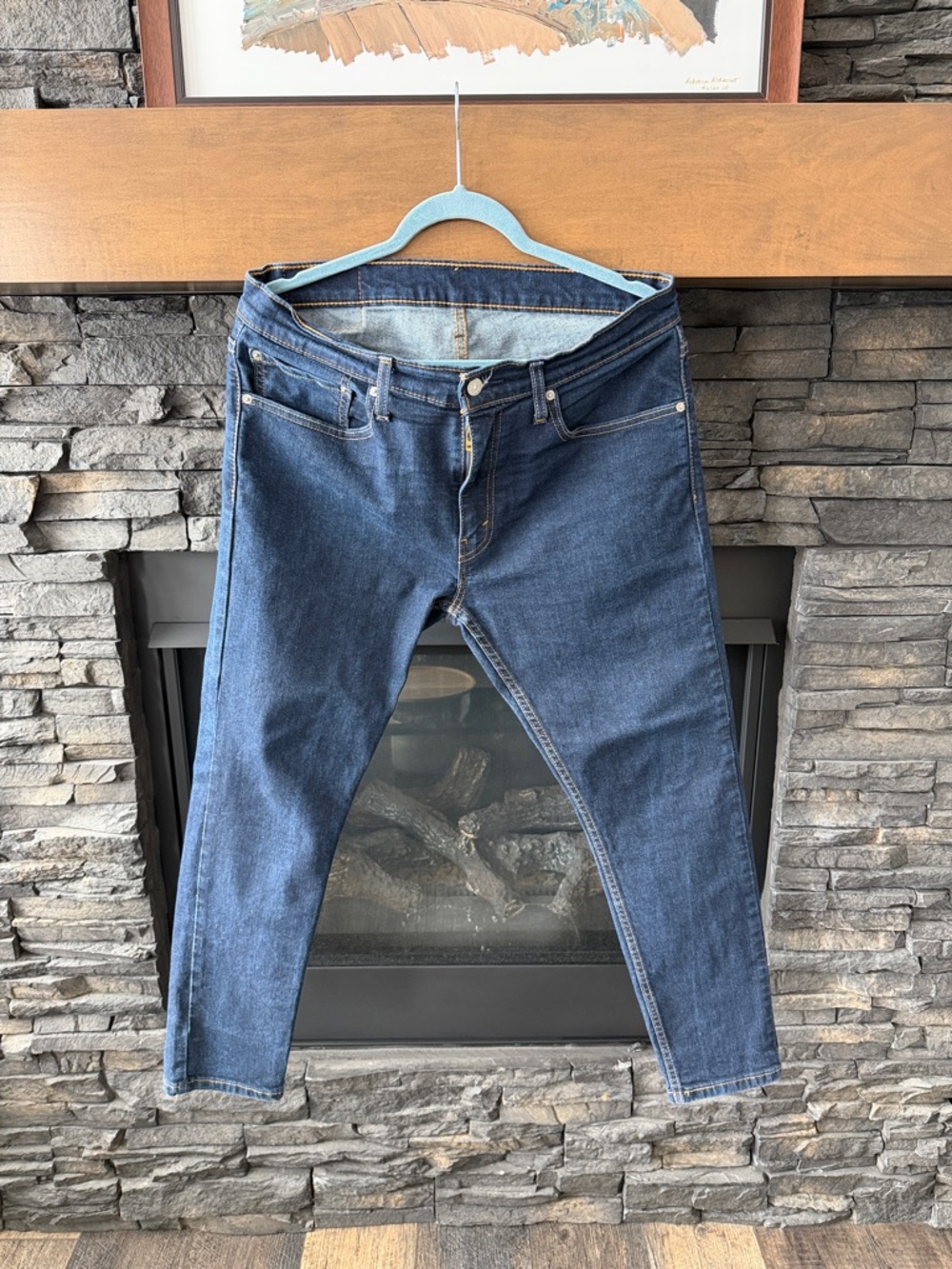 Levi's 512 - Slim Straight Dark Blue Jeans